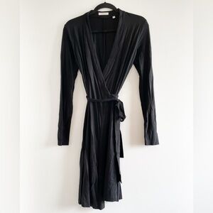 Babaton Classic Wrap Longsleeve Dress